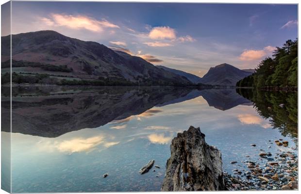 Majestic Sunrise over Buttermere Canvas Print by James Marsden
