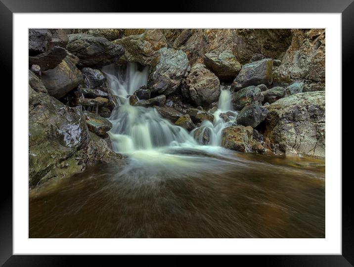 Lodore Falls  Framed Mounted Print by James Marsden