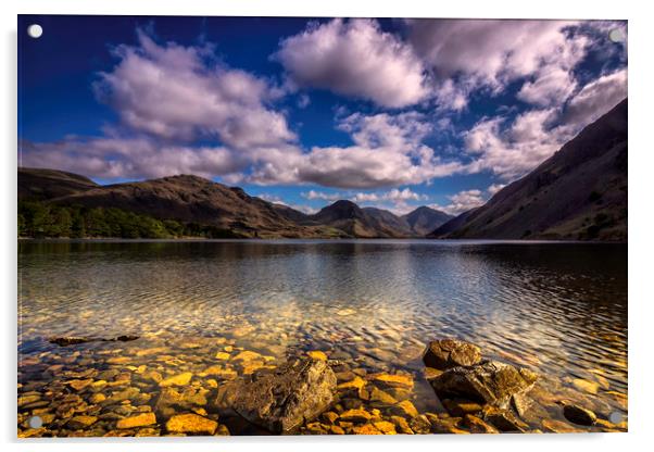 Wonderful Wast water  Acrylic by James Marsden