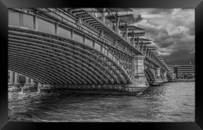 Blackfriars Bridge, London Framed Print by Dirk Seyfried