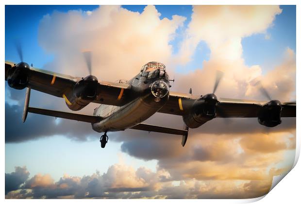Lancaster Bomber - Skippy Print by J Biggadike