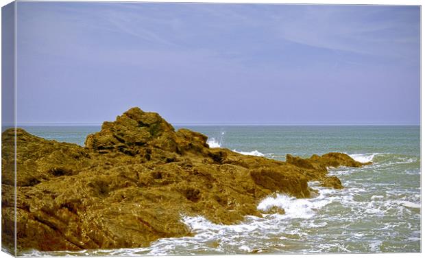 Bude Rocks Canvas Print by graham young