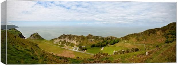 The Valley of Rocks Canvas Print by graham young