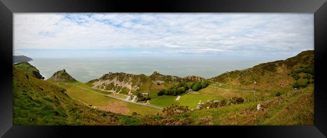 The Valley of Rocks Framed Print by graham young
