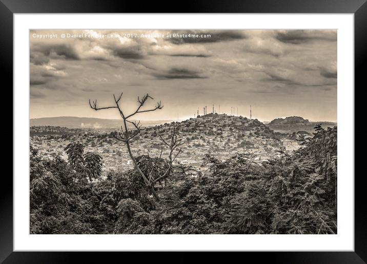 Guayaquil Outskirt Aerial View, Ecuador Framed Mounted Print by Daniel Ferreira-Leite