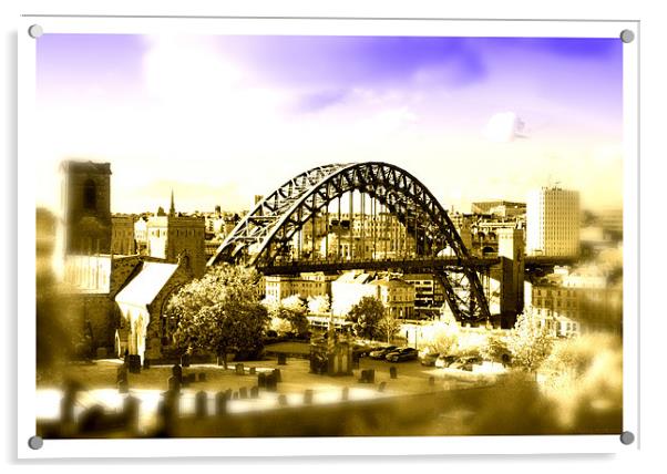Tyne bridge Acrylic by CHRIS ANDERSON