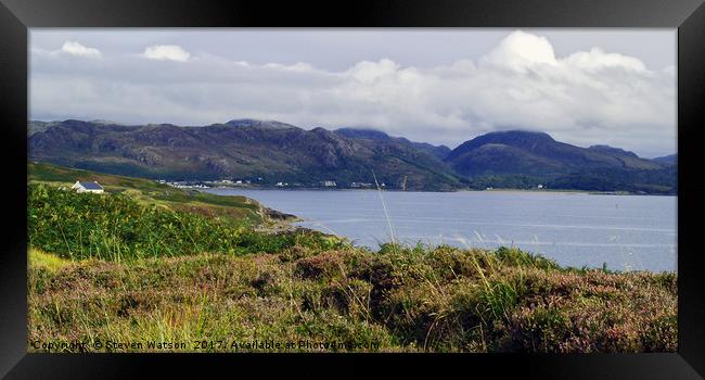 Gairloch Framed Print by Steven Watson