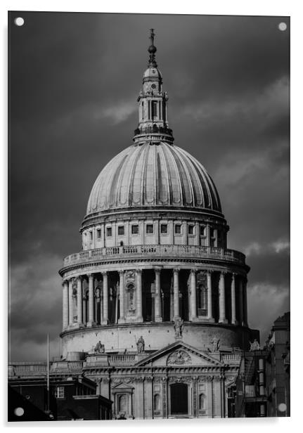 St Paul's Dome Acrylic by Gareth Burge Photography
