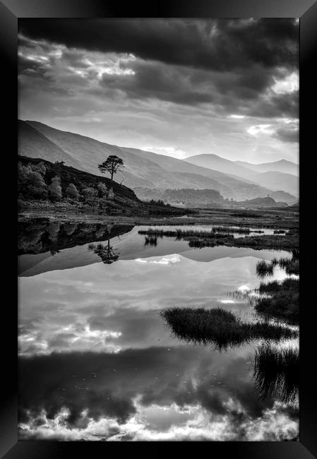 Dark Reflection, Scotland Framed Print by Janette Hill