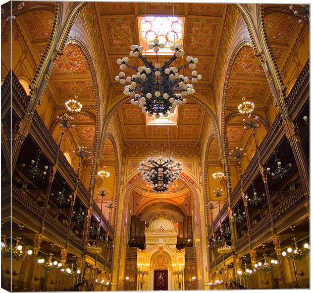 Grand Synagogue Canvas Print by Mary Lane