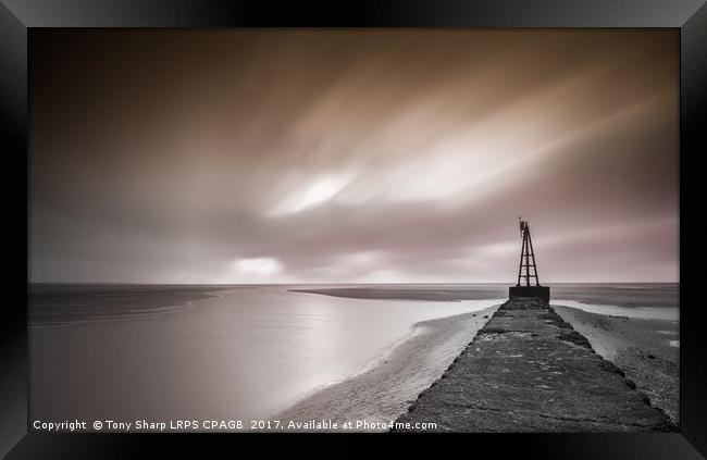EARLY MORNING RYE HARBOUR, EAST SUSSEX Framed Print by Tony Sharp LRPS CPAGB