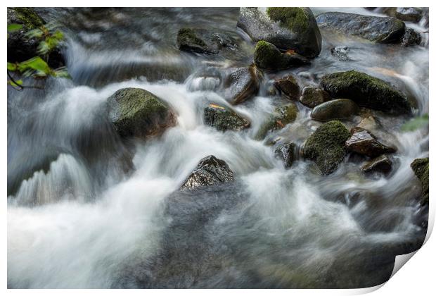 Soft Water Print by Janette Hill