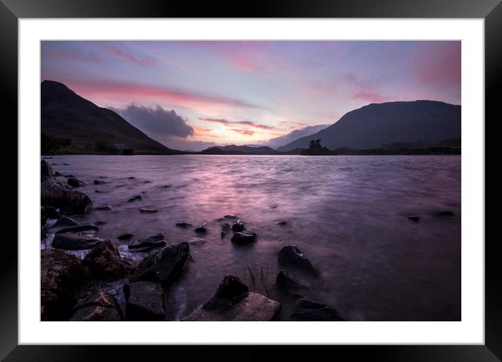 Cregennen Lake at Dawn Framed Mounted Print by Janette Hill