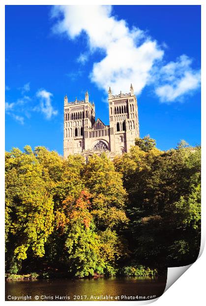 Simply Durham Print by Chris Harris