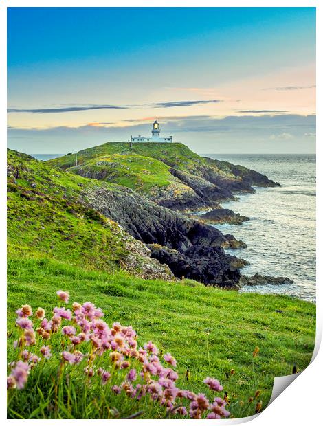 Strumble Head Lighthouse, Pembrokeshire, Wales, UK Print by Mark Llewellyn