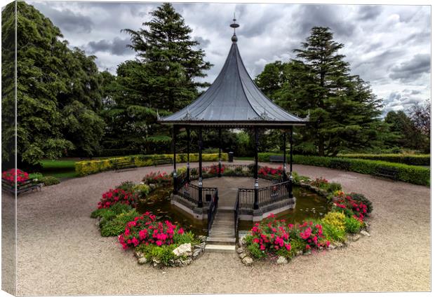 The Enchanting Octagonal Bandstand Canvas Print by James Marsden