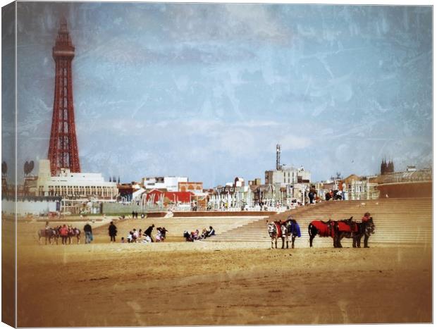 Blackpool Canvas Print by Victor Burnside