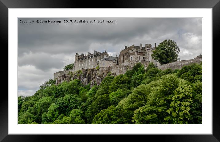 Stirling Castle: A Historic Scottish Fortress Framed Mounted Print by John Hastings