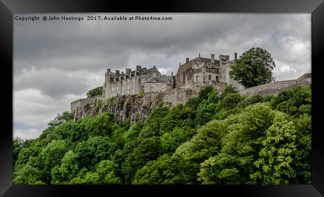 Stirling Castle: A Historic Scottish Fortress Framed Print by John Hastings