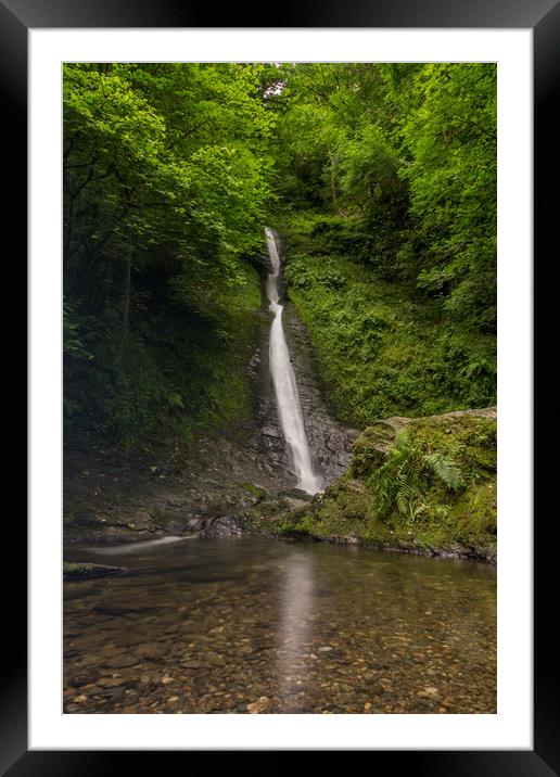 The White Lady, Lydford Gorge Framed Mounted Print by Images of Devon