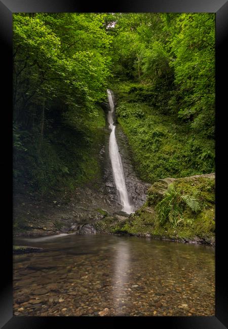 The White Lady, Lydford Gorge Framed Print by Images of Devon