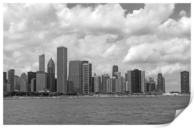 CHICAGO Print by Anthony Kellaway