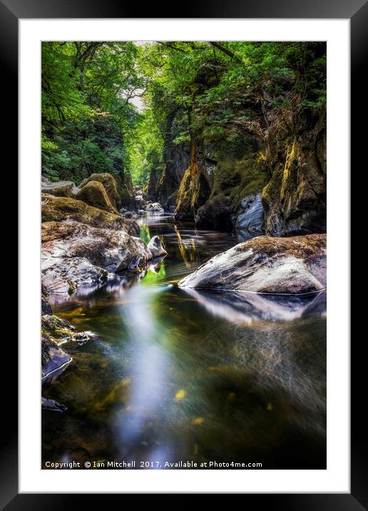 Summer At Fairy Glen  Framed Mounted Print by Ian Mitchell