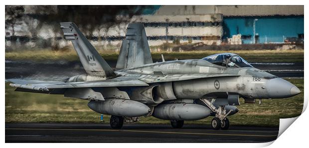 Hornet Ready to Roll Print by Gareth Burge Photography