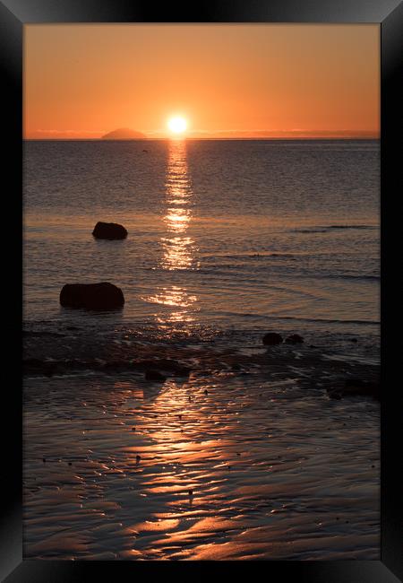 Ailsa Reflections Framed Print by Gareth Burge Photography