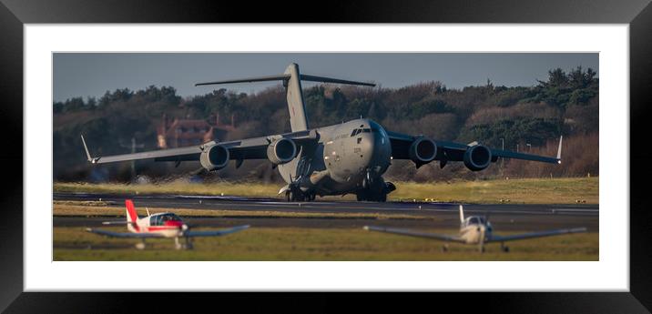 C-17 Beastie Framed Mounted Print by Gareth Burge Photography