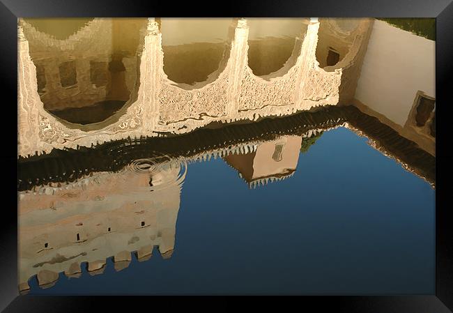Alhambra Pool Framed Print by Mary Lane