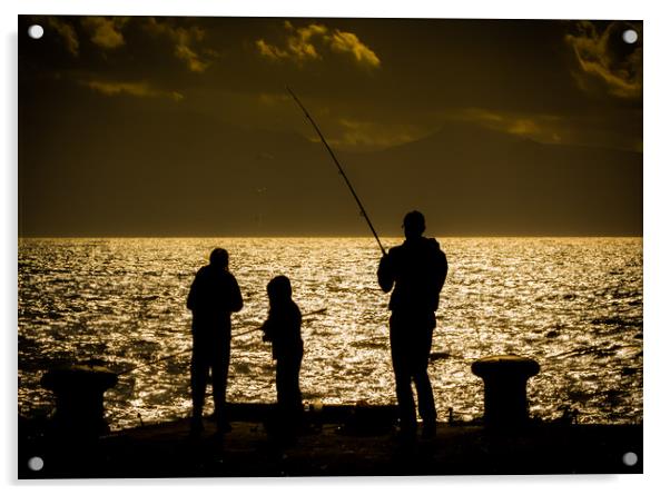 Gone Fishin' Acrylic by Gareth Burge Photography