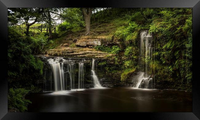 Lumb Hole Falls Framed Print by David Oxtaby  ARPS