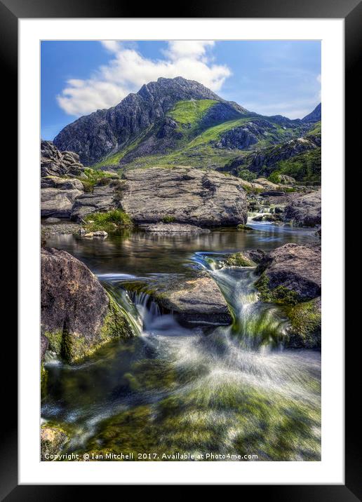 Tryfan  Framed Mounted Print by Ian Mitchell