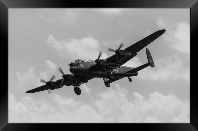 2017 Avro Lancaster (Leader) Framed Print by Stephen Ward