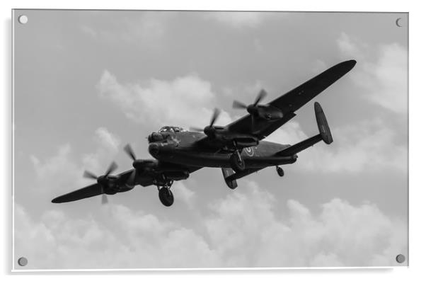 2017 Avro Lancaster (Leader) Acrylic by Stephen Ward