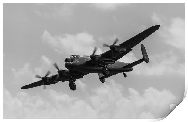 2017 Avro Lancaster (Leader) Print by Stephen Ward