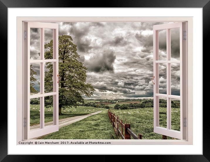 Window to the Weather Framed Mounted Print by Iain Merchant