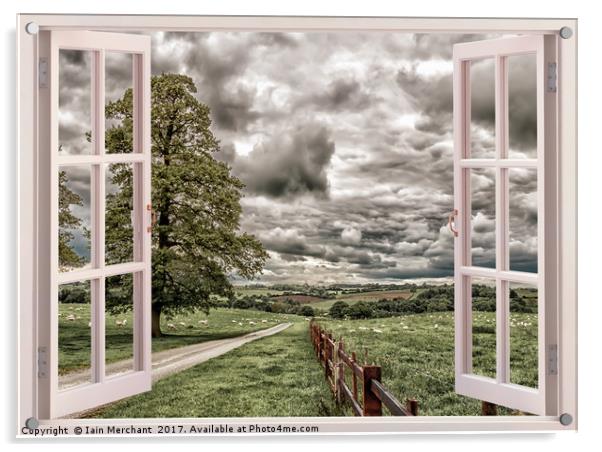 Window to the Weather Acrylic by Iain Merchant