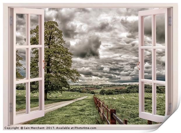 Window to the Weather Print by Iain Merchant