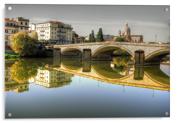 River Arno Acrylic by john williams