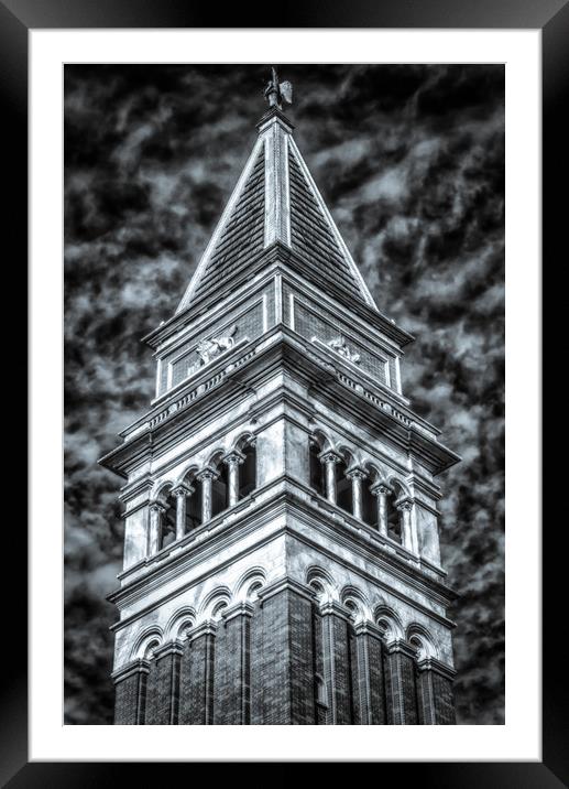 Stormy Tower Framed Mounted Print by Gareth Burge Photography