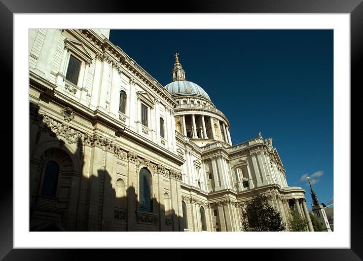 St Pauls Cathedral London 2 Framed Mounted Print by Chris Day