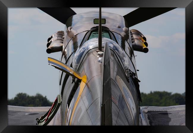 Supermarine Spitfire Framed Print by Oxon Images