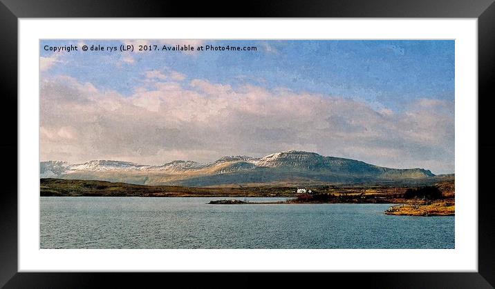 skye-scotland Framed Mounted Print by dale rys (LP)