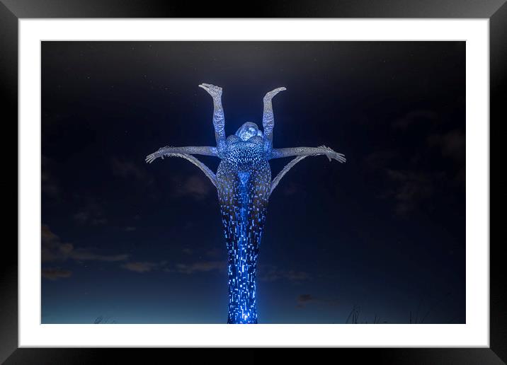 Arria Framed Mounted Print by Garry Quinn