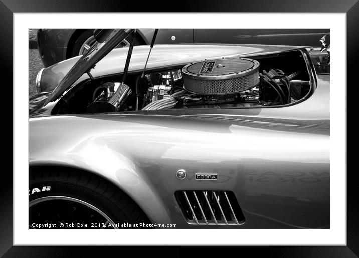 Classic AC Cobra Framed Mounted Print by Rob Cole