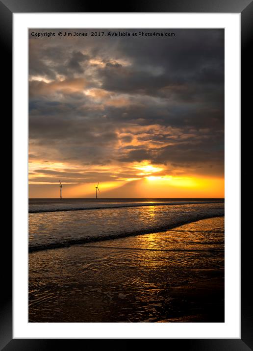 Golden start to the day Framed Mounted Print by Jim Jones