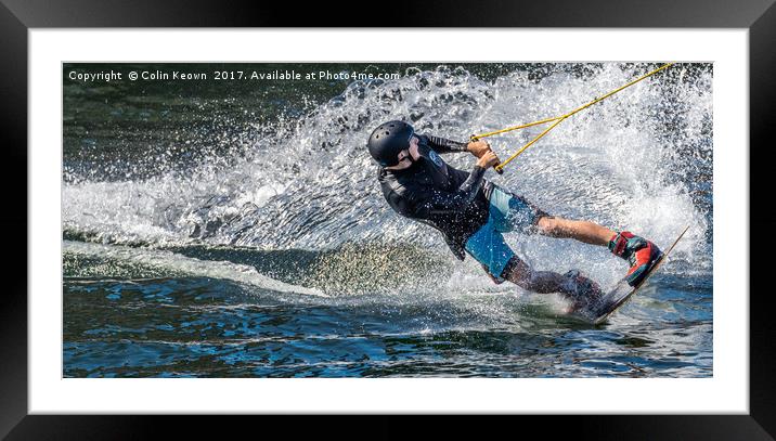 SurferDude Framed Mounted Print by Colin Keown