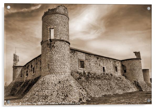 Castle of Chinchon Acrylic by Igor Krylov